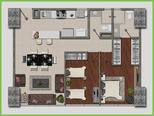 Prototipos City Towers Green